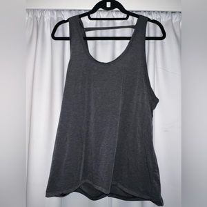 Open back tank top